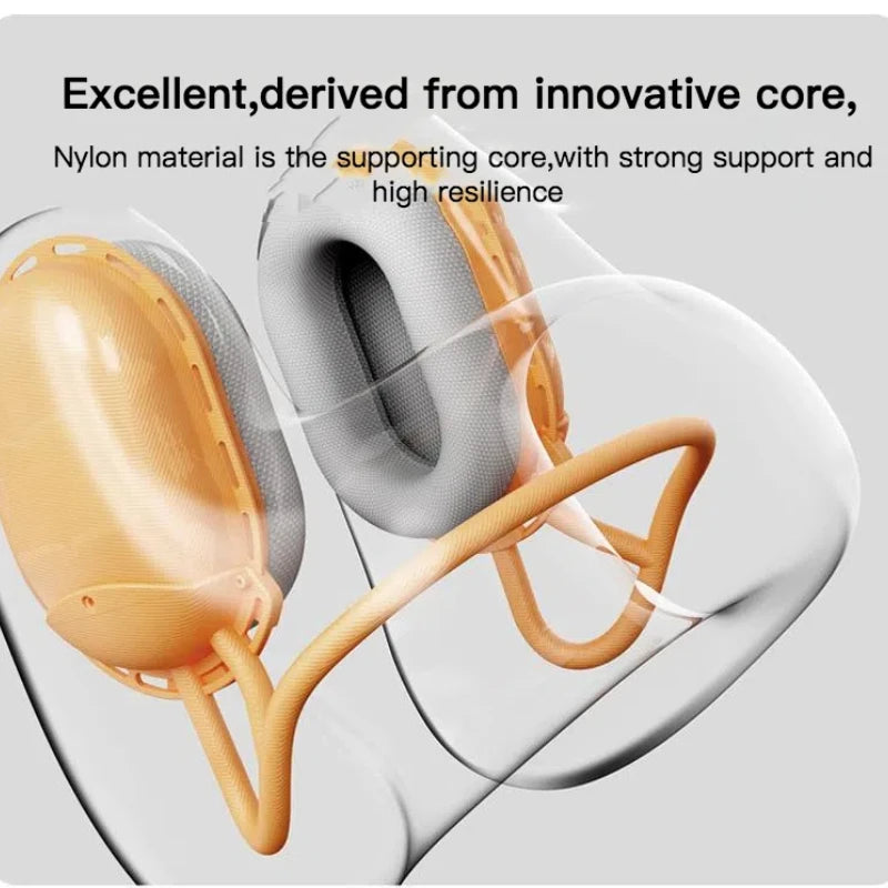 Memory Foam Travel Pillow with Noise-Canceling Earmuffs