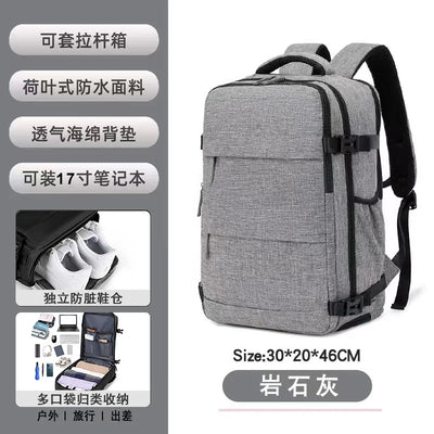 Women's Casual Waterproof Notebook Backpack for Work and Travel