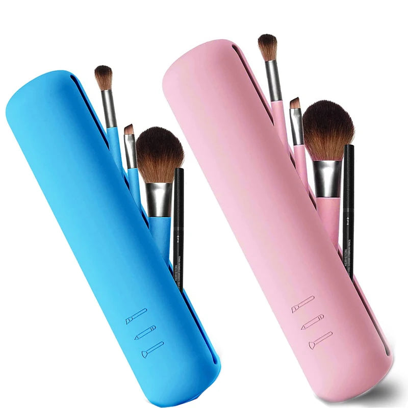 Magnetic Travel Makeup Brush Storage Bag Waterproof and Compact