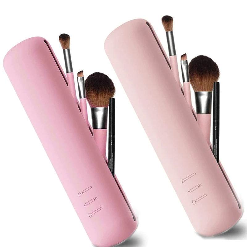 Magnetic Travel Makeup Brush Storage Bag Waterproof and Compact