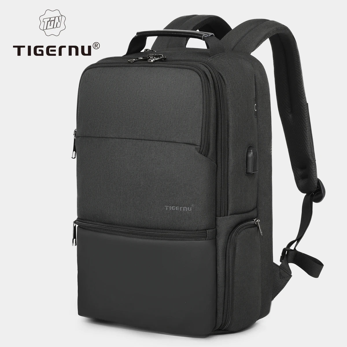 Men’s Expandable Laptop Backpack 15.6-19 Inch with RFID Protection