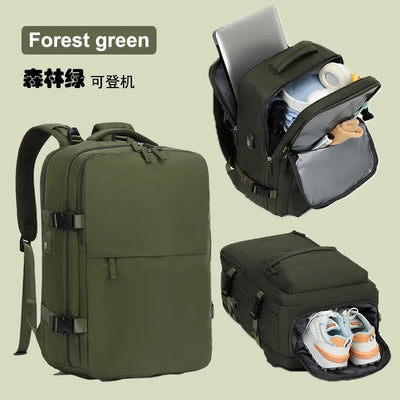 Women's Casual Waterproof Notebook Backpack for Work and Travel