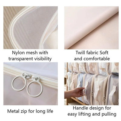 Portable Sort Storage Bag for Clothes and Home Organization