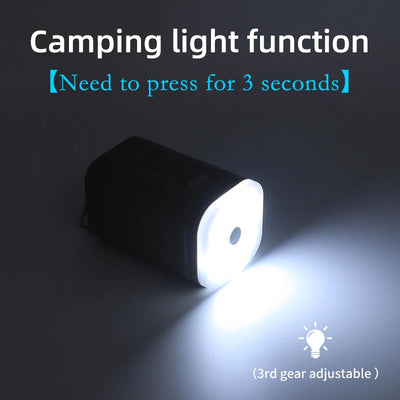 Portable Electric Air Pump USB Charging Inflator Deflator for Camping