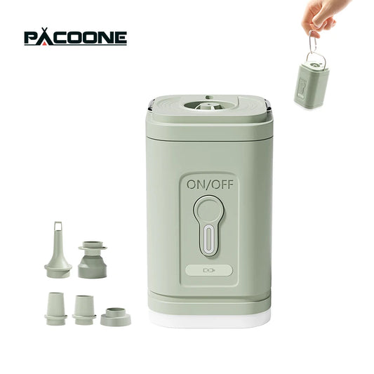 Portable Electric Air Pump USB Charging Inflator Deflator for Camping