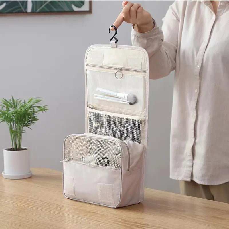 High-Quality Cosmetic Storage Bag for Travel and Bathroom Use