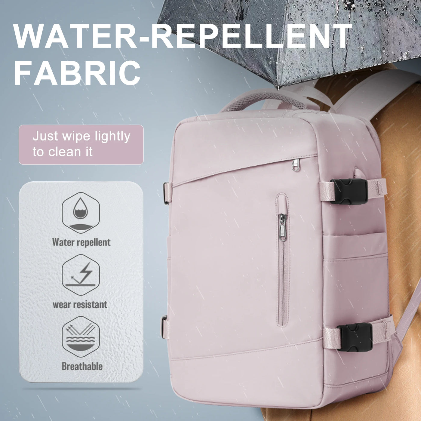 Lightweight Carry-On Backpack for Business and Leisure Travel