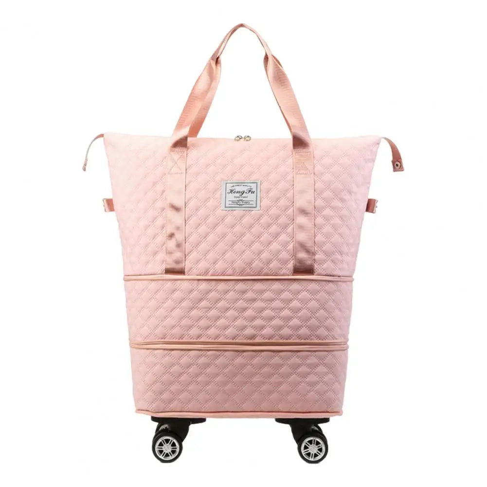 Expandable Foldable Duffel Bag Large Capacity Waterproof with Wheels