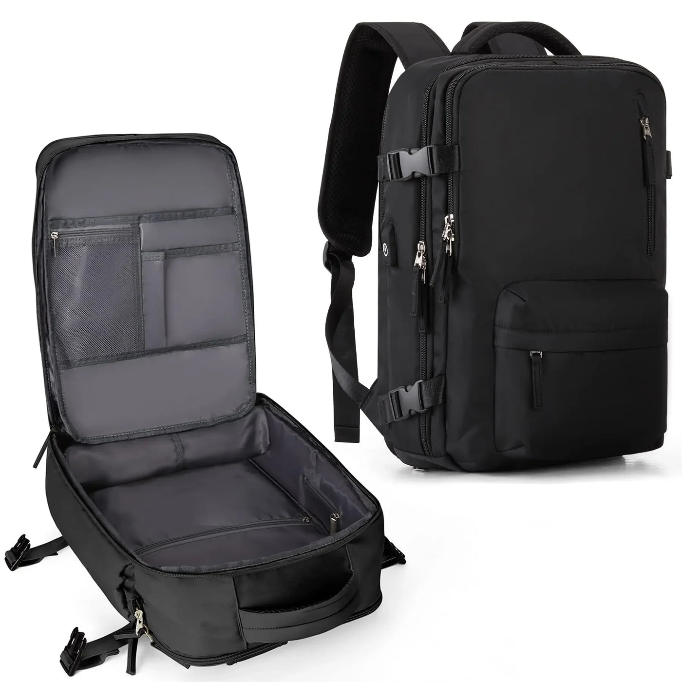 Women's Multifunctional Travel Backpack for Airplane and Luggage