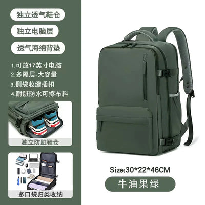 Women's Casual Waterproof Notebook Backpack for Work and Travel
