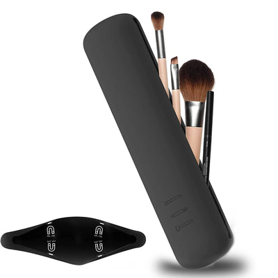 Magnetic Travel Makeup Brush Storage Bag Waterproof and Compact
