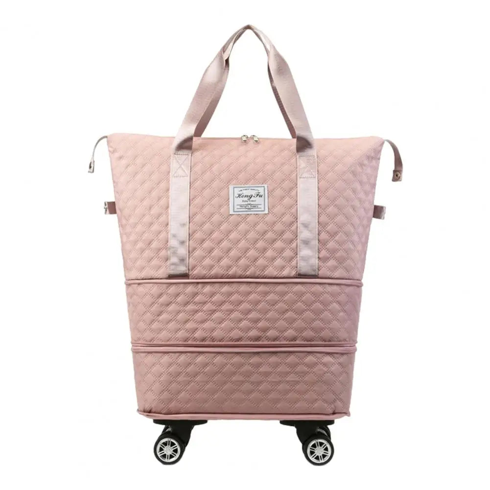 Expandable Foldable Duffel Bag Large Capacity Waterproof with Wheels