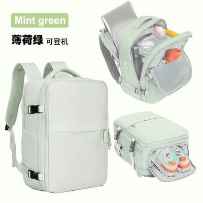 Women's Casual Waterproof Notebook Backpack for Work and Travel