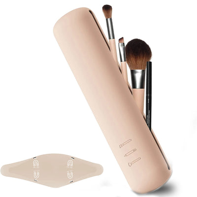 Magnetic Travel Makeup Brush Storage Bag Waterproof and Compact