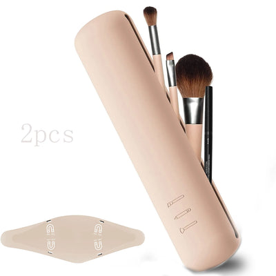 Magnetic Travel Makeup Brush Storage Bag Waterproof and Compact