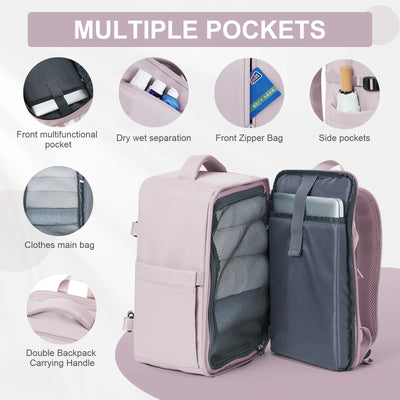 Lightweight Carry-On Backpack for Business and Leisure Travel