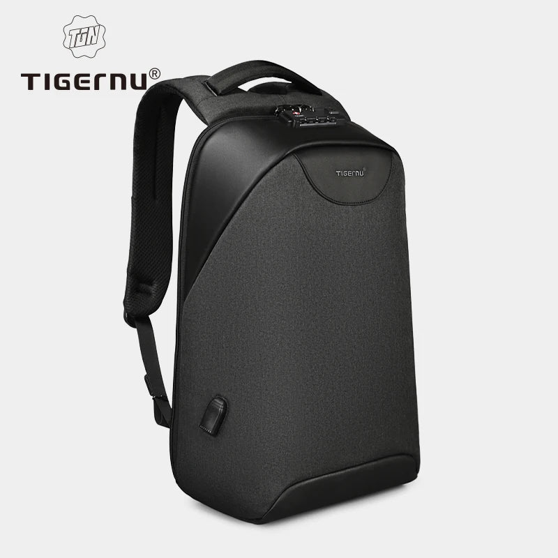 Men's and Women's Anti-Theft Backpack with No-Key TSA Lock
