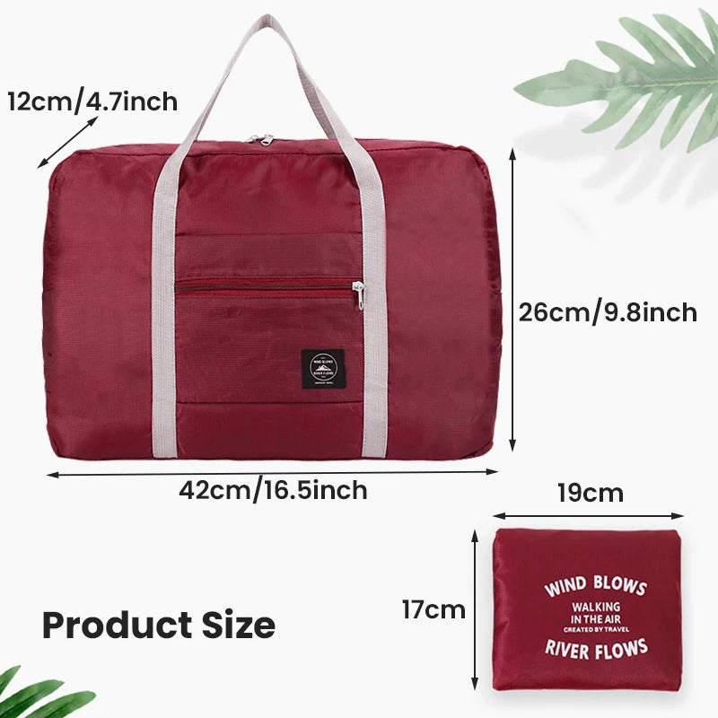 Foldable Travel Duffel Bag for Airlines Carry on Bag for Women