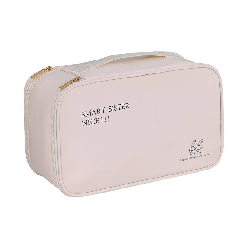 Double Layer Travel Storage Bag for Underwear Socks and Pantyhose