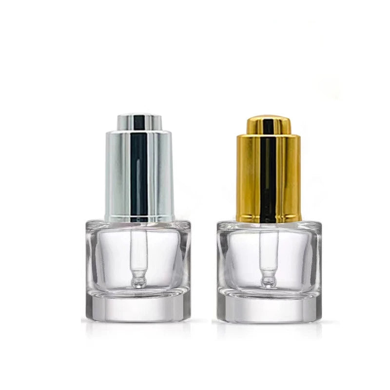 Portable 15ml Glass Bottle for Essential Oils and Travel Use