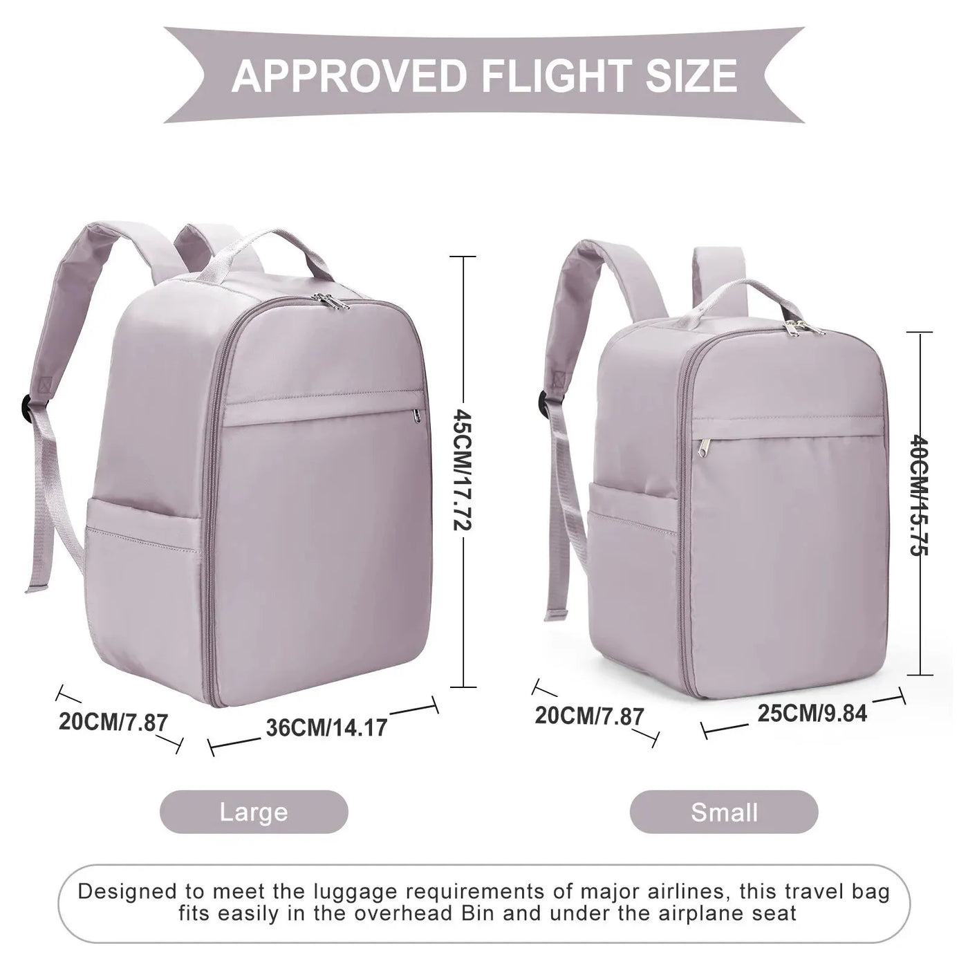 Likros Hand Luggage Backpack for Ryanair and EasyJet Cabin Size